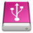 Drive Pink USB Icon